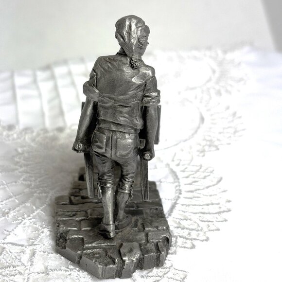 Franklin Mint "Buttermilk Man " Pewter Figurine by Ron Hinote Vtg - Picture 5 of 8